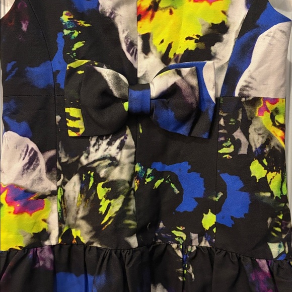 NWT Milly Minis Bow Party Multicolor Girls Dress size 10 - Picture 6 of 7